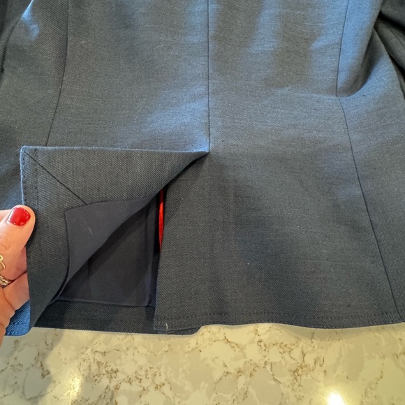J Crew, size 4, Navy Blue Blazer - Picture 6 of 9